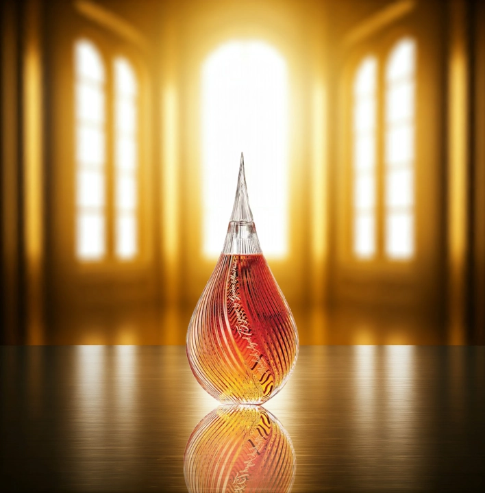 Bottle Gordon & MacPhail Generations Mortlach in the shape of a drop