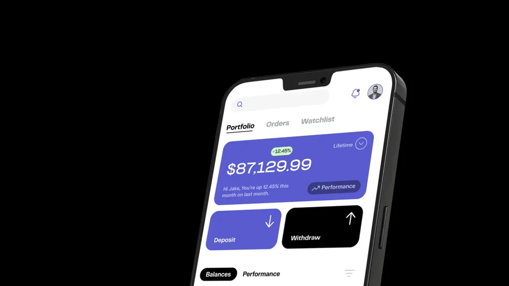 money saving app interface